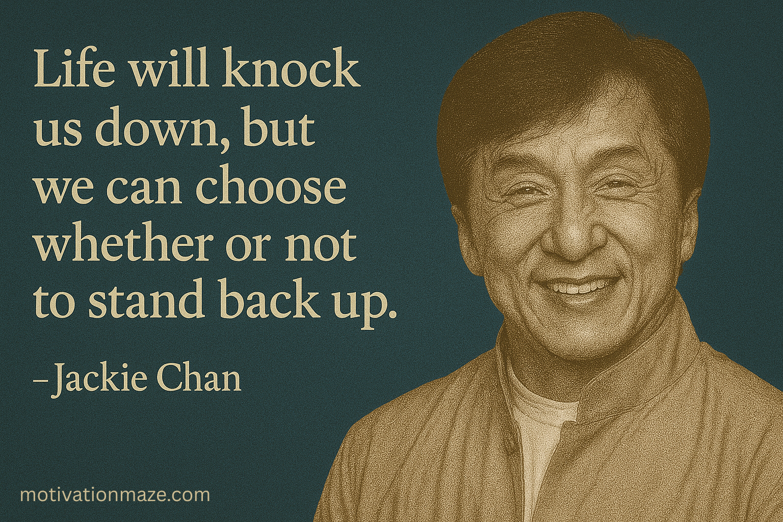 Jackie Chan Philosophy Quotes