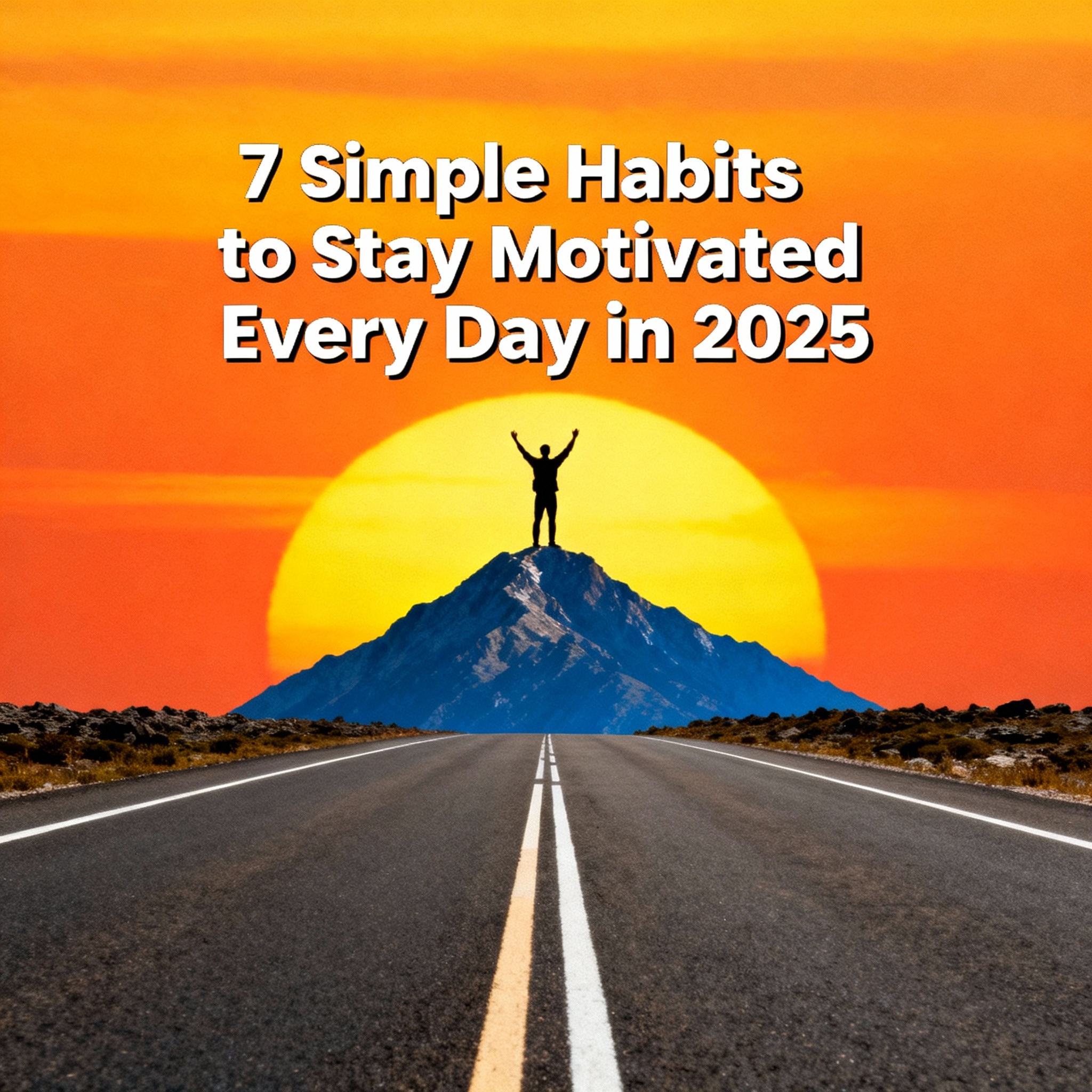7 Simple Habits to Stay Motivated Daily in 2025 | Boost Your Drive
