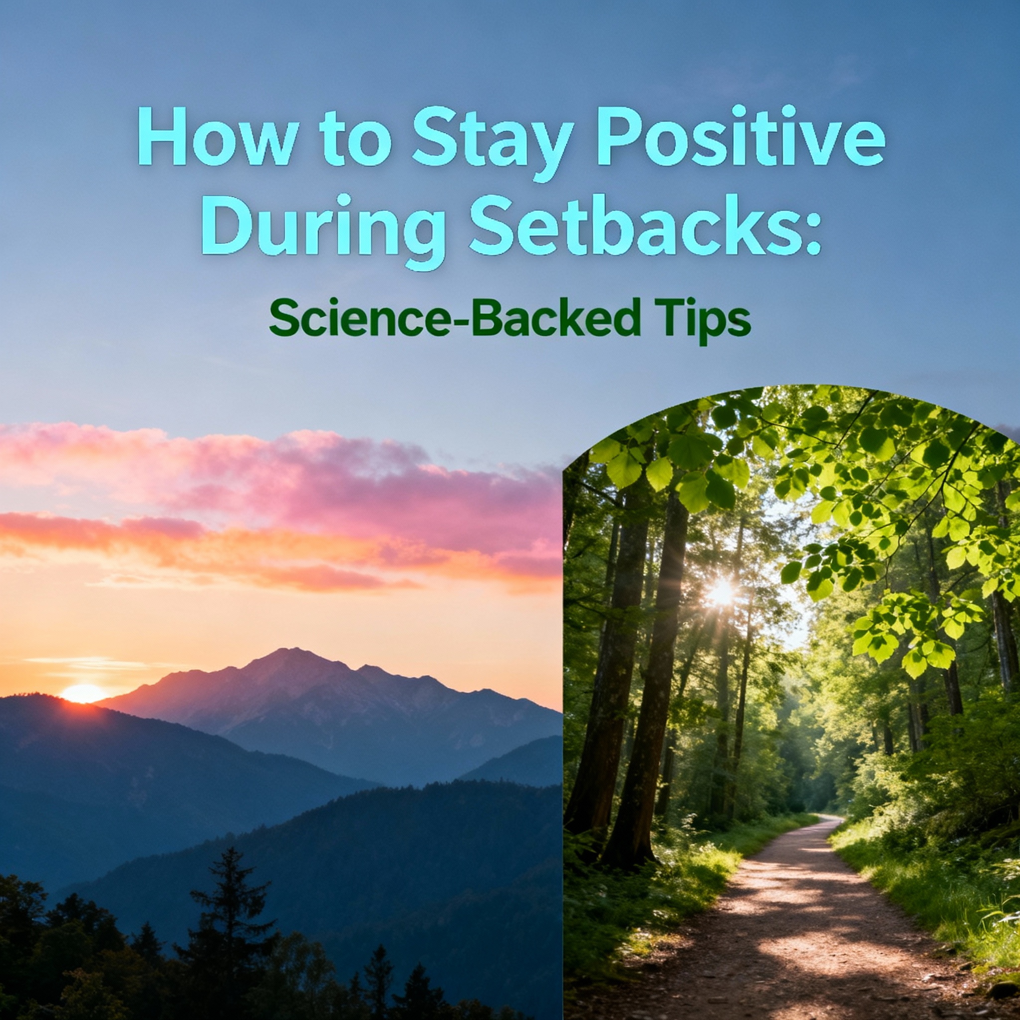 stay positive setbacks